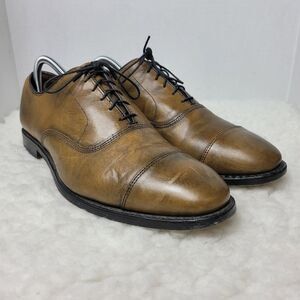 Allen Edmonds Park Ave Men’s Shoes Size 9.5 Bourbon Cap Toe Oxford Leather